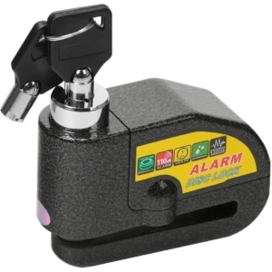 Candado para moto de disco con alarma